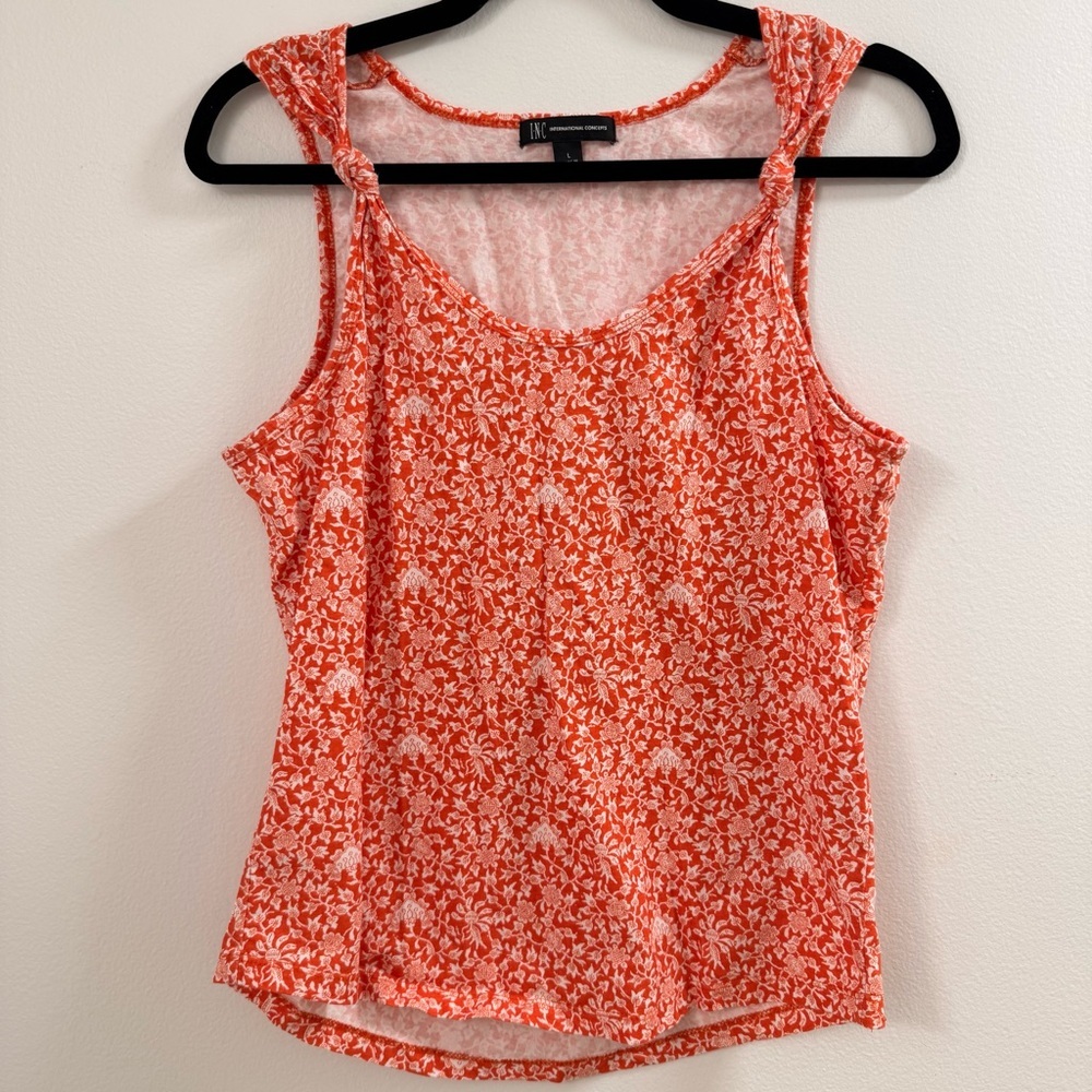 INC Floral Tank Top
